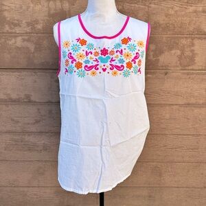 Disney embroidered top